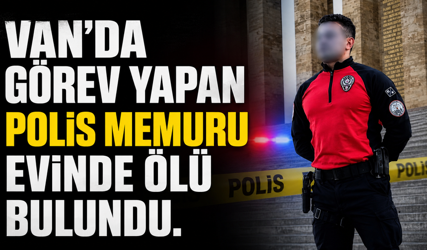 Van’da Görev Yapan Polis Memuru Evinde Ölü Bulundu