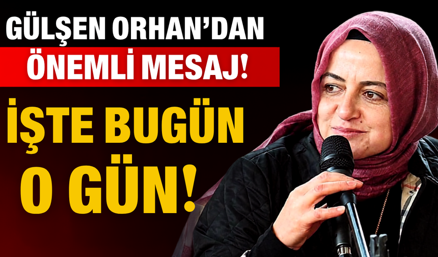 Gülşen Orhan'dan Önemli Mesajı: 30 Yıl Önce Bahçesaray'da Bu Günü Hayal Ediyordum