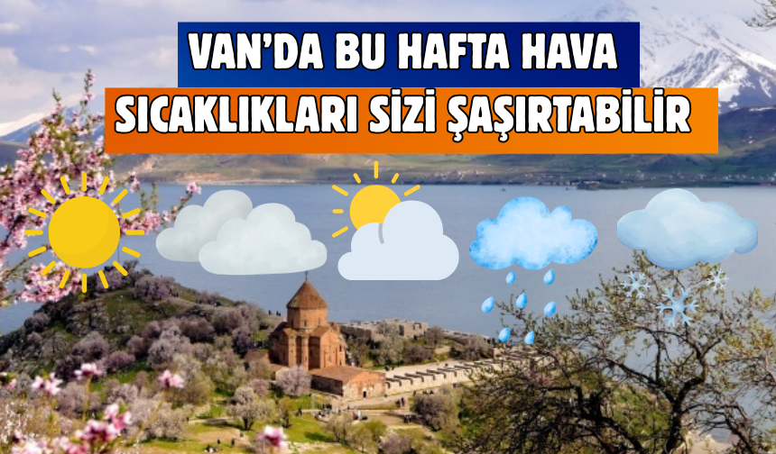 Van’da Sıcaklıklar Derken Sağanak Sürprizi!