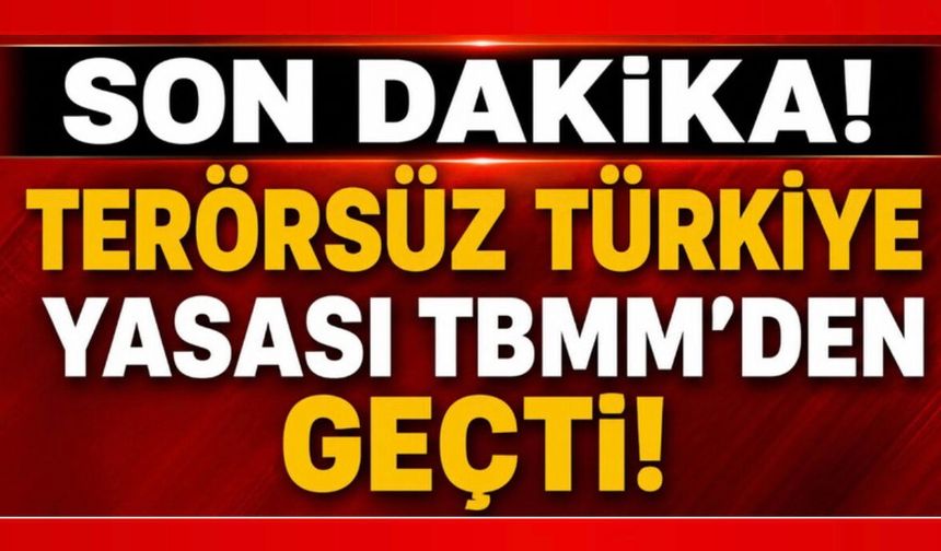 Son Dakika! Çerçeve Yasası Meclisten Geçti!