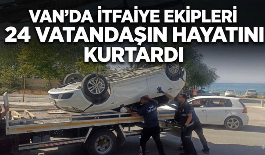 Van İtfaiyesi Temmuz Ayında 639 Olaya Müdahale Etti