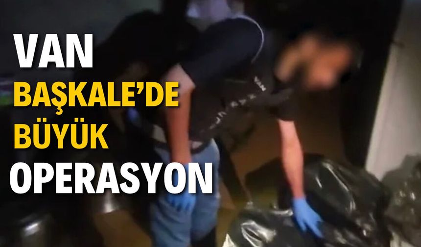 Van Başkale’de operasyon! Ev ve arabalar arandı!