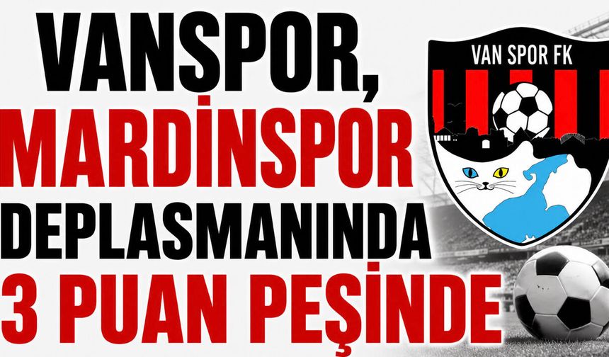 Vanspor, Mardinspor Deplasmanında 3 Puan Peşinde! Kritik Maçın Saati Belli Oldu