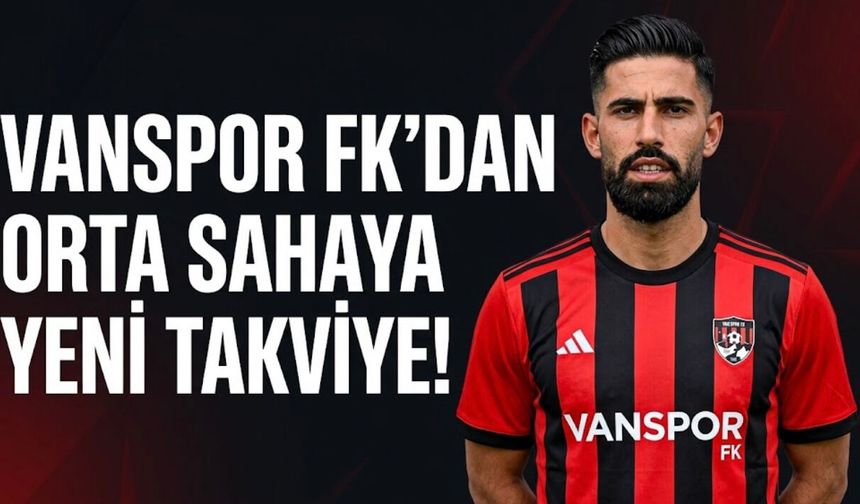 Vanspor FK’dan Orta Sahaya Takviye: Hikmet Çiftçi ile Sözleşme İmzalandı