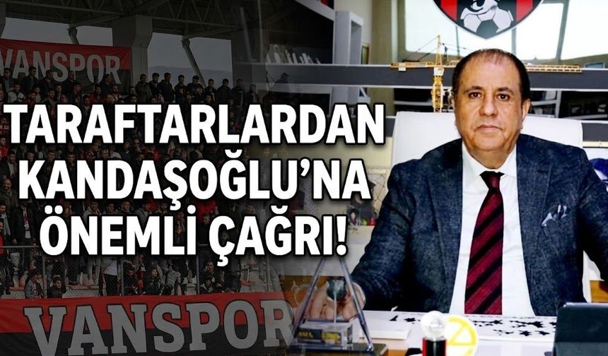 Vanspor İçin Dikkat Çeken Çağrı: Zahir Kandaşoğlu Göğüs Sponsoru Olsun!