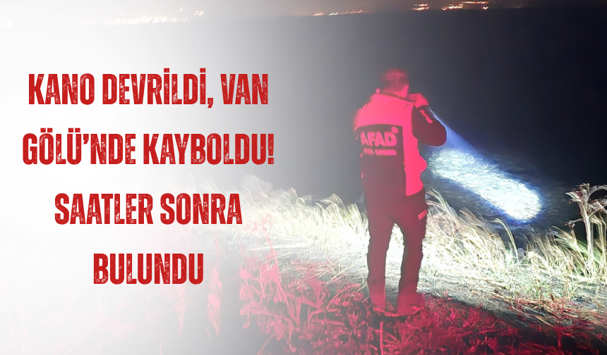 Ayanıs Sahilinde Kano Devrildi: Kayıp Kadın Balıkçılar Tarafından Yaralı Bulundu