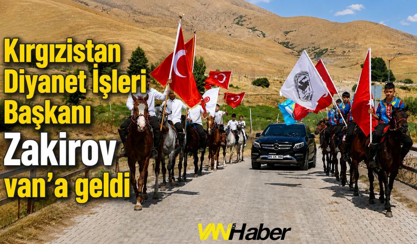 Kırgızistan Diyanet İşleri Başkanı Zakirov Erciş'te Temaslarda Bulundu