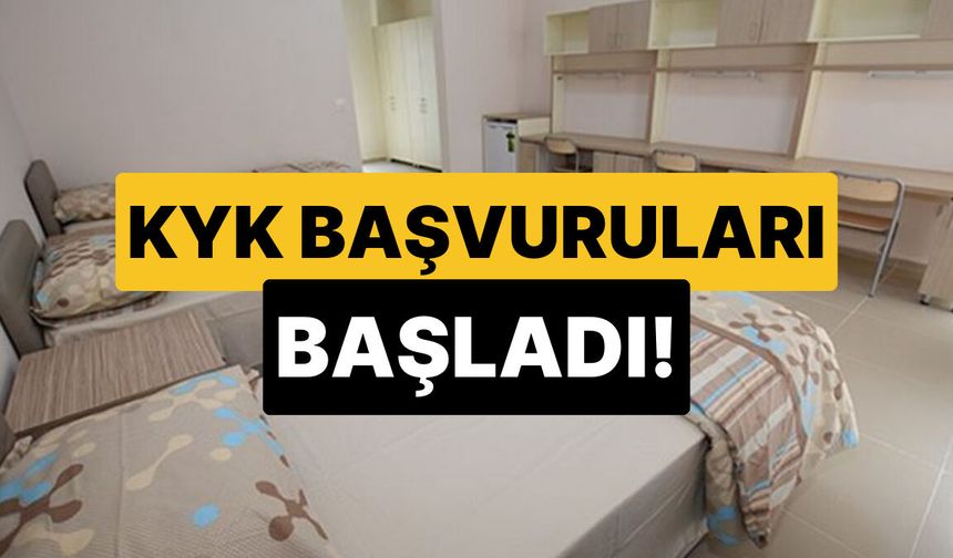 KYK Yurt Başvuruları Başladı! İşte Son Başvuru Tarihi