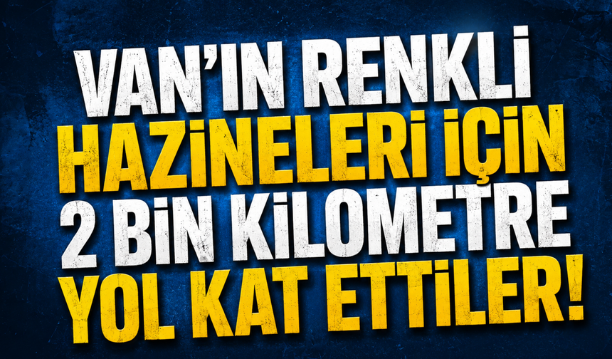 Türkiye'nin Dört Bir Yanından Van'a Geldiler! Sebebi Görenleri Şaşırttı!