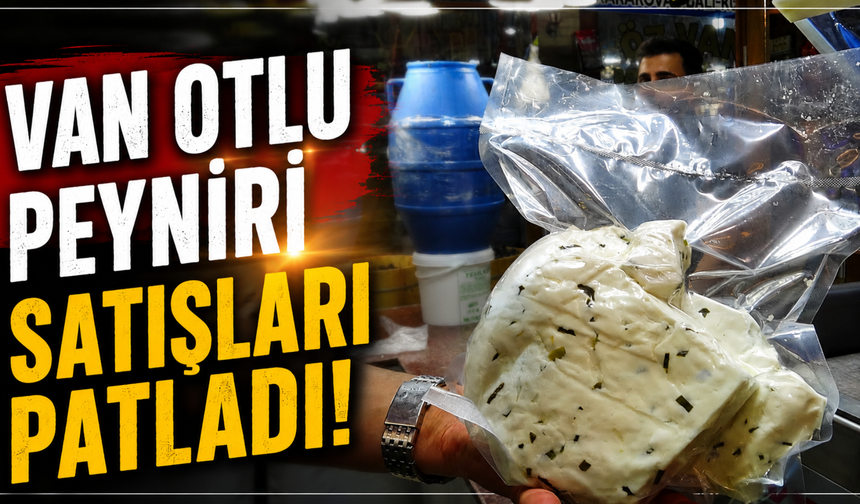 Van Otlu Peyniri Yaz Tatili Sonrası En Çok Satılan Yöresel Ürün Oldu