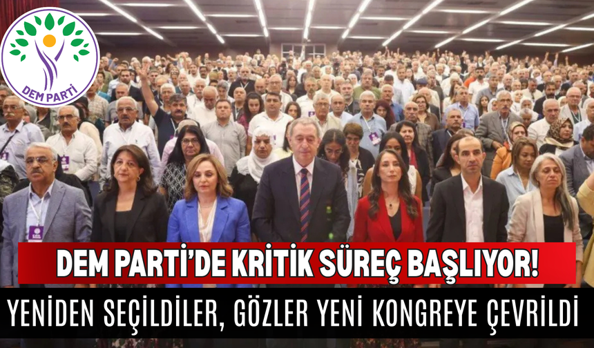 DEM Parti’de Hatimoğulları ve Bakırhan yeniden seçildi! Yeni kongre için tarih işaret edildi