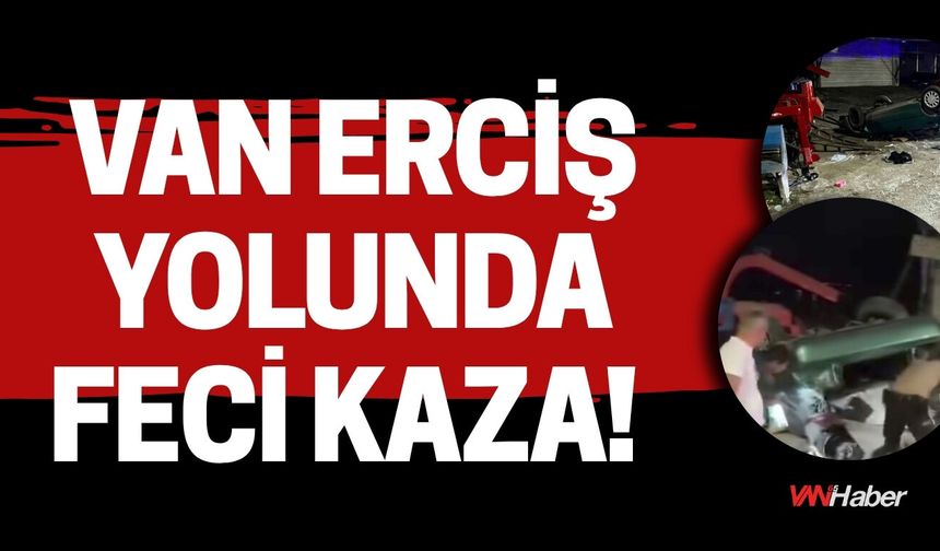 Van Erciş Yolunda Feci Kaza!