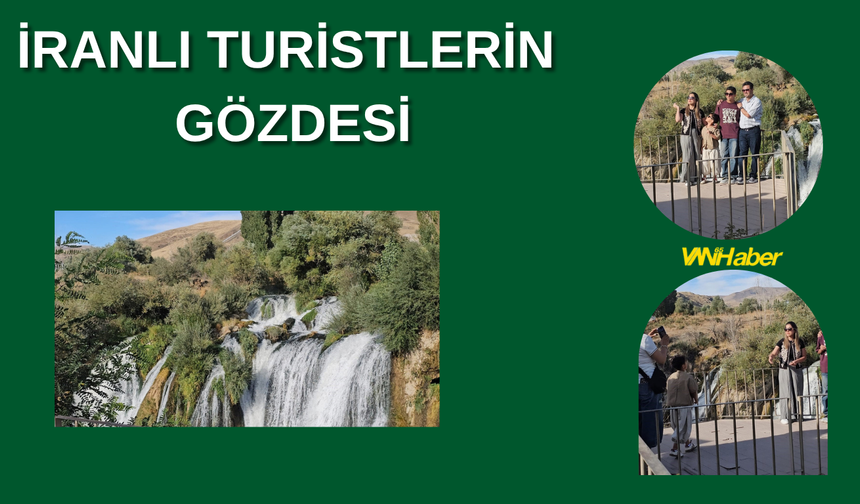 İranlı Turistlerin Van’daki Gözdesi Muradiye Şelalesi