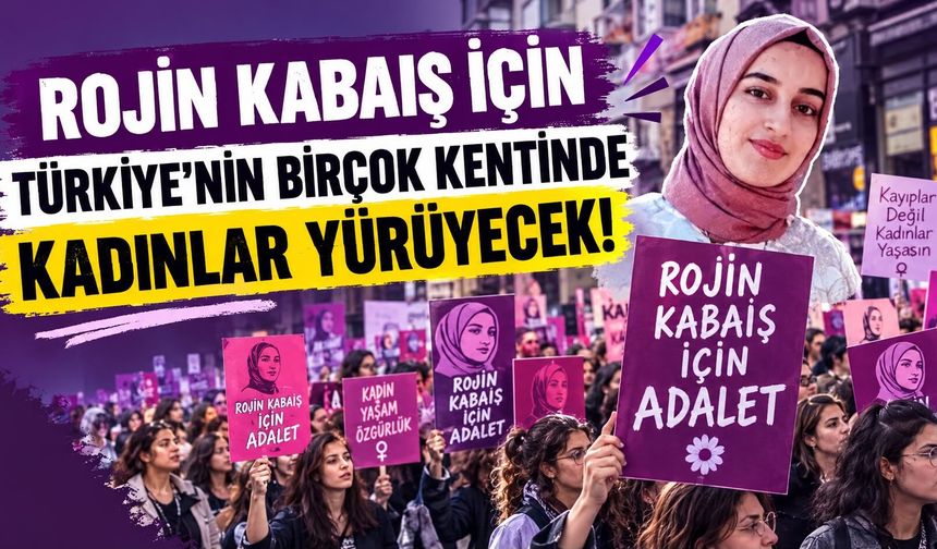 Rojin Kabaiş İçin Türkiye Genelinde Yürüyüş Düzenlenecek: Van Programı Belli Oldu