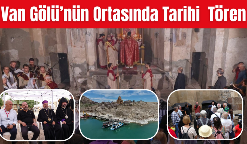Van Gölü’nün Ortasında Tarihi Tören!