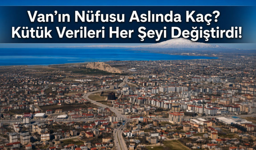 Van’ın Nüfusu Aslında Kaç? Kütük Verileri Her Şeyi Değiştirdi!