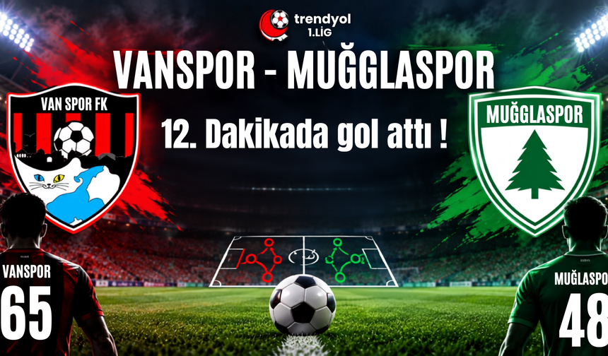 Vanspor Deplasmanda Öne Geçti!