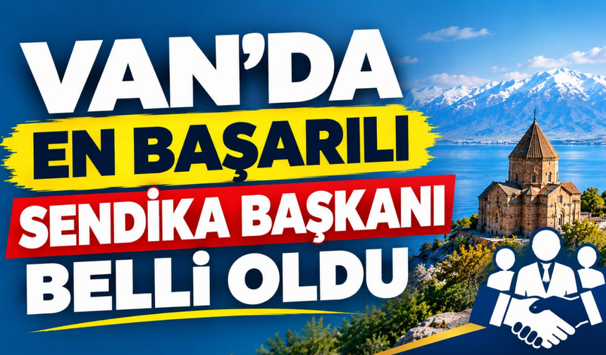 Van’da Taner Tuci’ye “En Başarılı Sendika Başkanı” ödülü Verildi