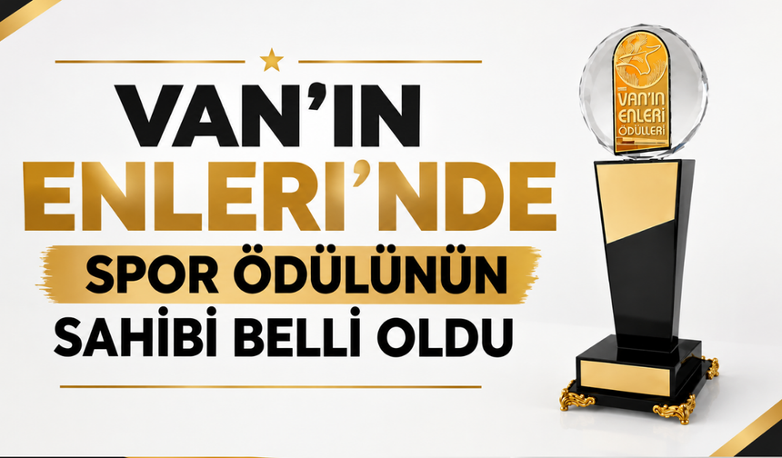 Van’ın spor ödülü Milli Kick Boksçu Naif Akkuş’un oldu