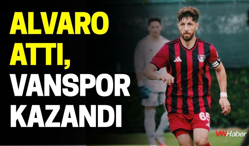 Alvaro Attı, Vanspor Kazandı