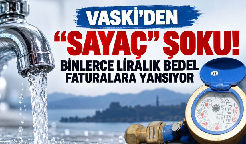 VASKİ’den “Sayaç” Şoku! Binlerce Liralık Bedel Faturalara Yansıyor