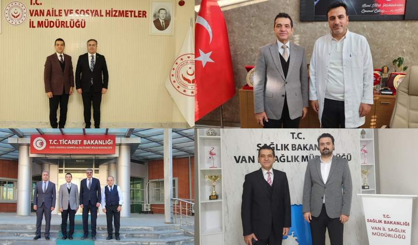 BİK Van Bölge Müdürlüğünden Kamu Kurumlarına Çok Yönlü Ziyaret