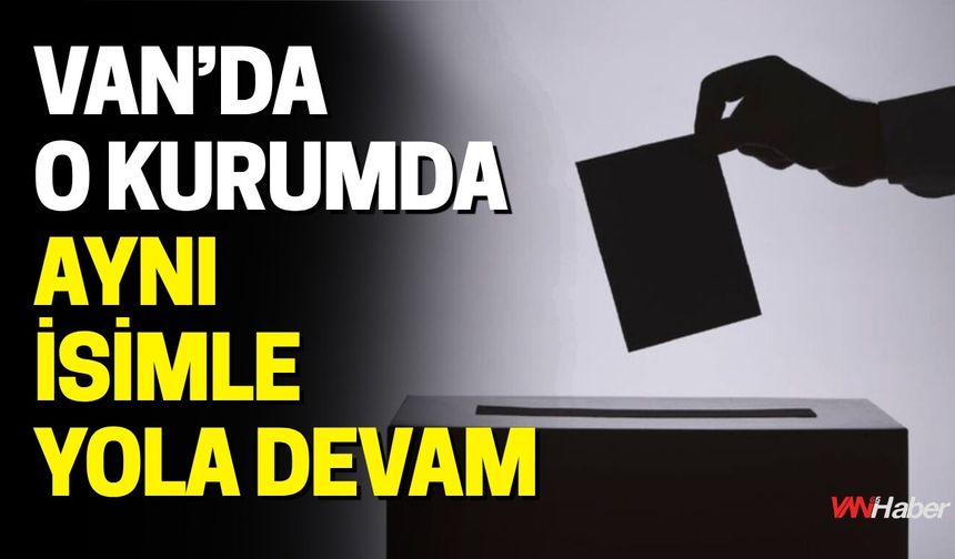 Van’da O Kurumda Aynı İsimle Yola Devam