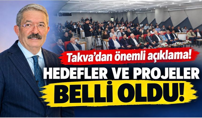 Van TSO Başkanı ve Başkan Adayı Necdet Takva'dan önemli açıklama! Hedefler ve projeler belli oldu!