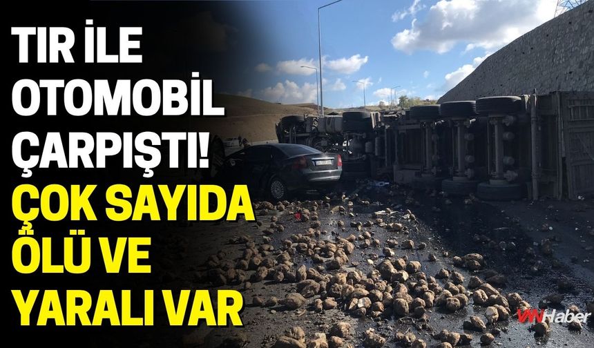 Ağrı'da Tır ile Otomobil Çarpıştı! Çok Sayıda Ölü ve Yaralı Var