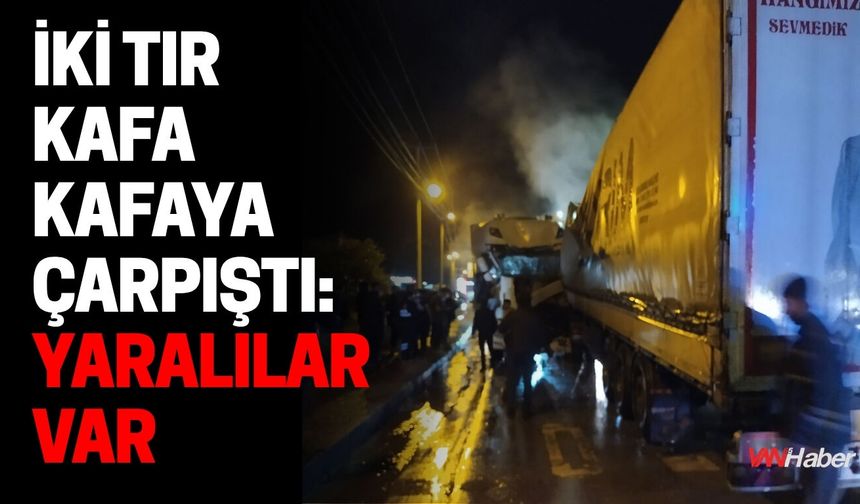 Bitlis-Baykan Yolunda İki Tır Çarpıştı: 2 Yaralı