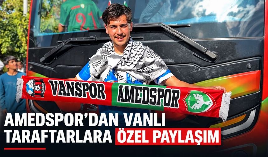Amedspor’dan Vanlı Taraftarlara Özel Paylaşım