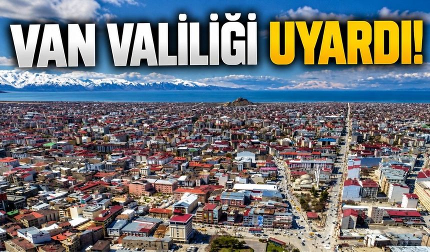 Van Valiliği Uyardı: Fırtına 70 Kilometre Hıza Ulaşabilir