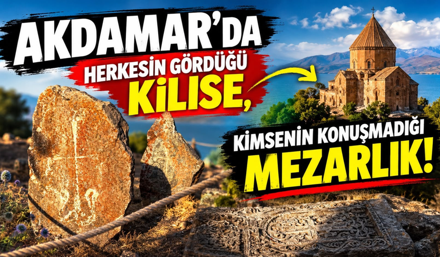 Van Akdamar Adası’ndaki Tarihi Ermeni Mezarlığı Bakım Bekliyor