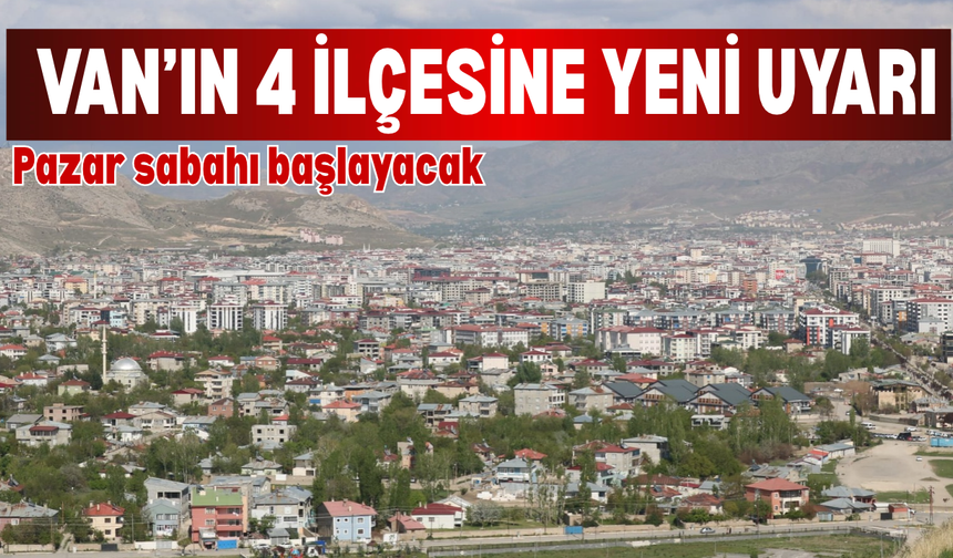 Van’ın Edremit, İpekyolu, Gürpınar ve Tuşba ilçelerinde elektrikler kesilecek! 4 Ekim 2026
