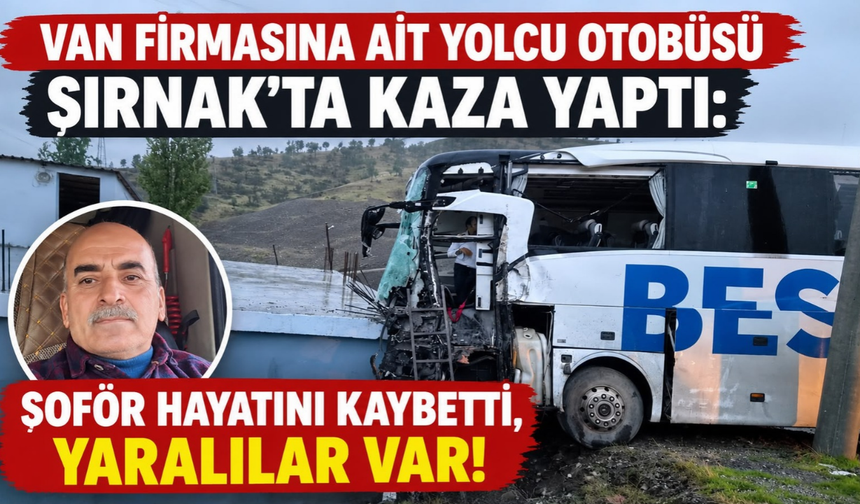 Van Firmasına Ait Yolcu Otobüsü TIR’la Çarpıştı: 1 Ölü, 14 Yaralı