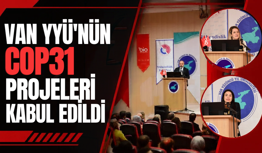Van YYÜ’nün Cop31 Kapsamında Sunduğu 9 Projenin Tamamı Kabul Edildi