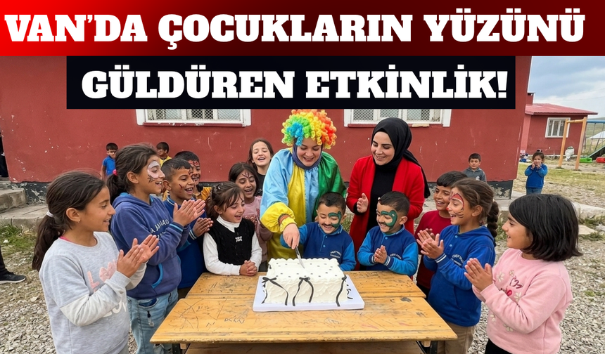 Van’da Çocuklar İyilik Etkinliğinde Doyasıya Eğlendi