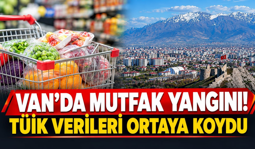 Van’da Mutfak Yangını! TÜİK Verileri Ortaya Koydu