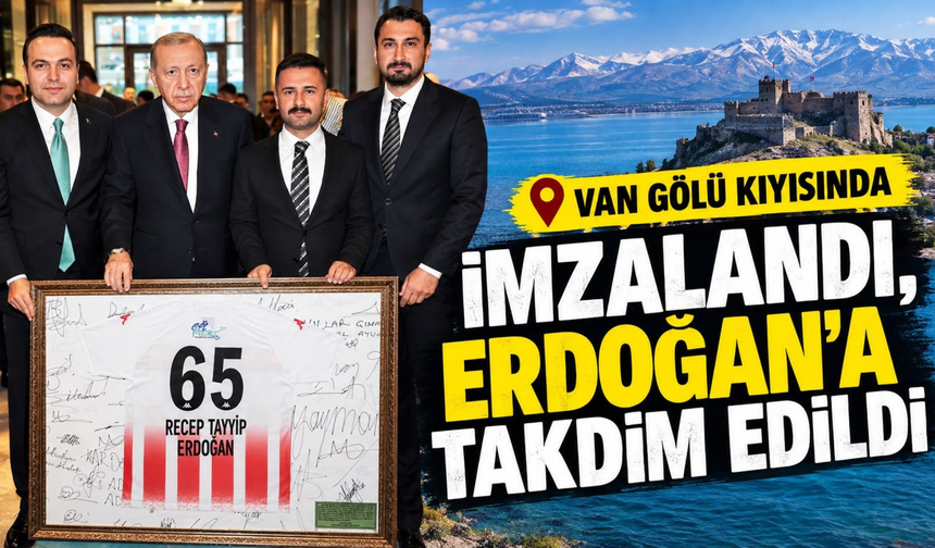Vanlı Gençlerden Cumhurbaşkanı Erdoğan’a Anlamlı Gölfest Hatırası