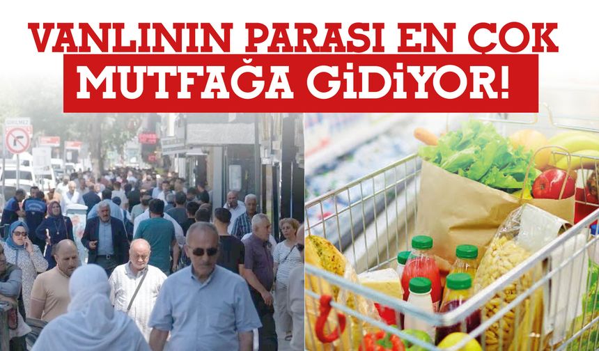 Vanlının Parası En Çok Mutfağa Gidiyor!