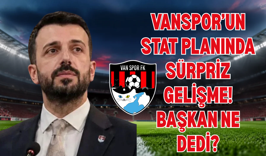 Vanspor Taraftarına Müjde Başkan İlk Kez Konuştu