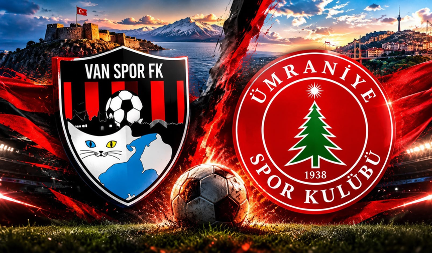 Vanspor-Ümraniyespor Maçında Gol Geldi! Ümraniyespor 1-0 Öne Geçti