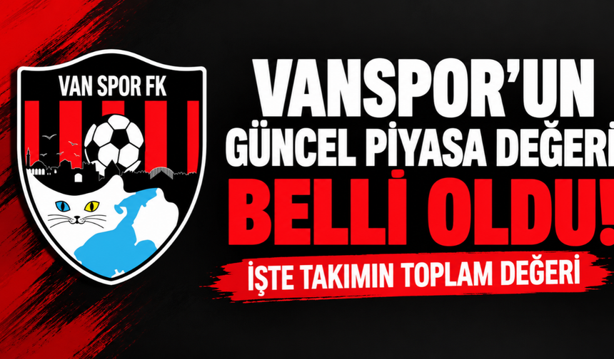 Vanspor’un 2026 güncel piyasa değeri belli oldu! İşte takımın toplam değeri