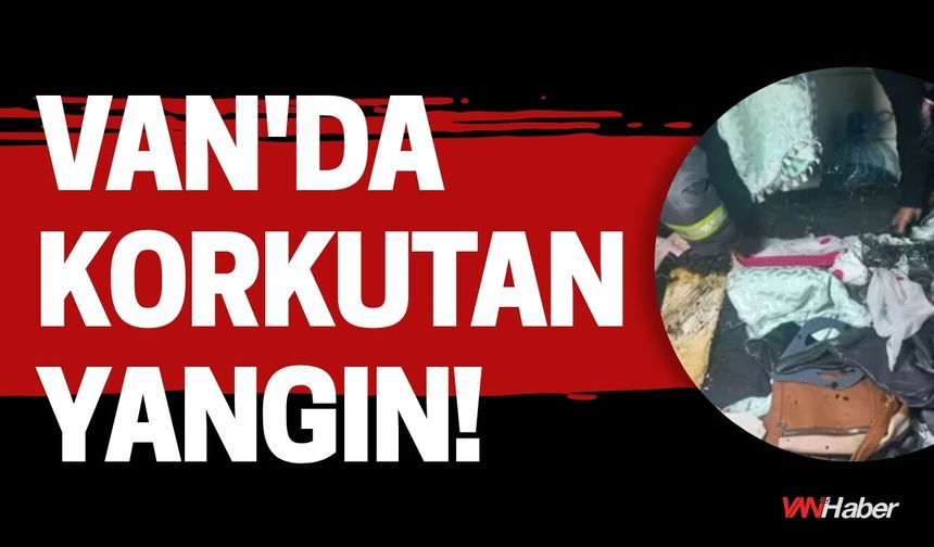Van'da Korkutan Yangın!