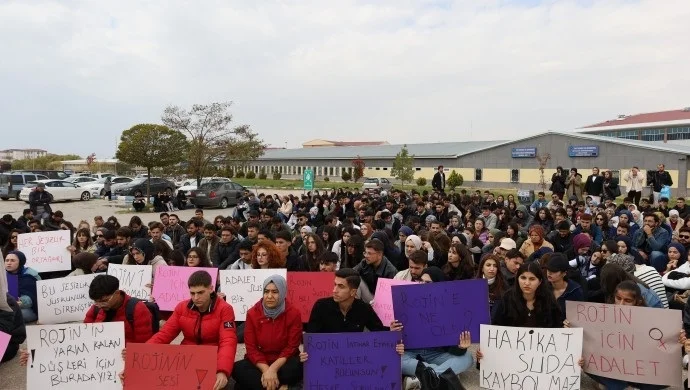 Serhat News Rojin Kabais Protestosu