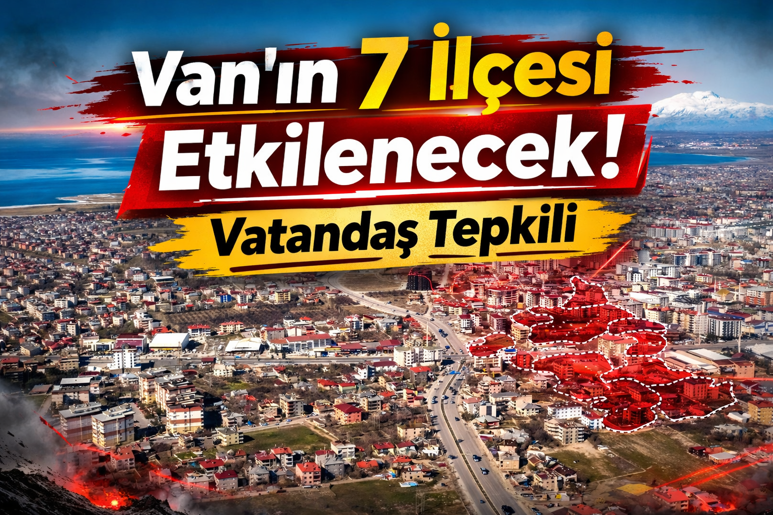Van’ın 7 İlçesi Etkilenecek! Vatandaş Tepkili