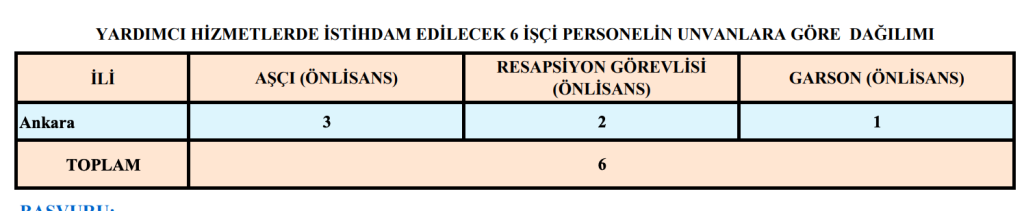 Teias Isci Personel Alimi Ilani 3