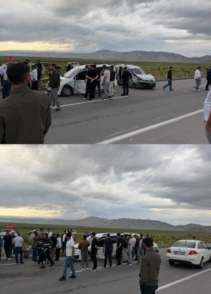 Çaldıran Doğubayazıt Yolunda Kaza Yaralılar Var!-1