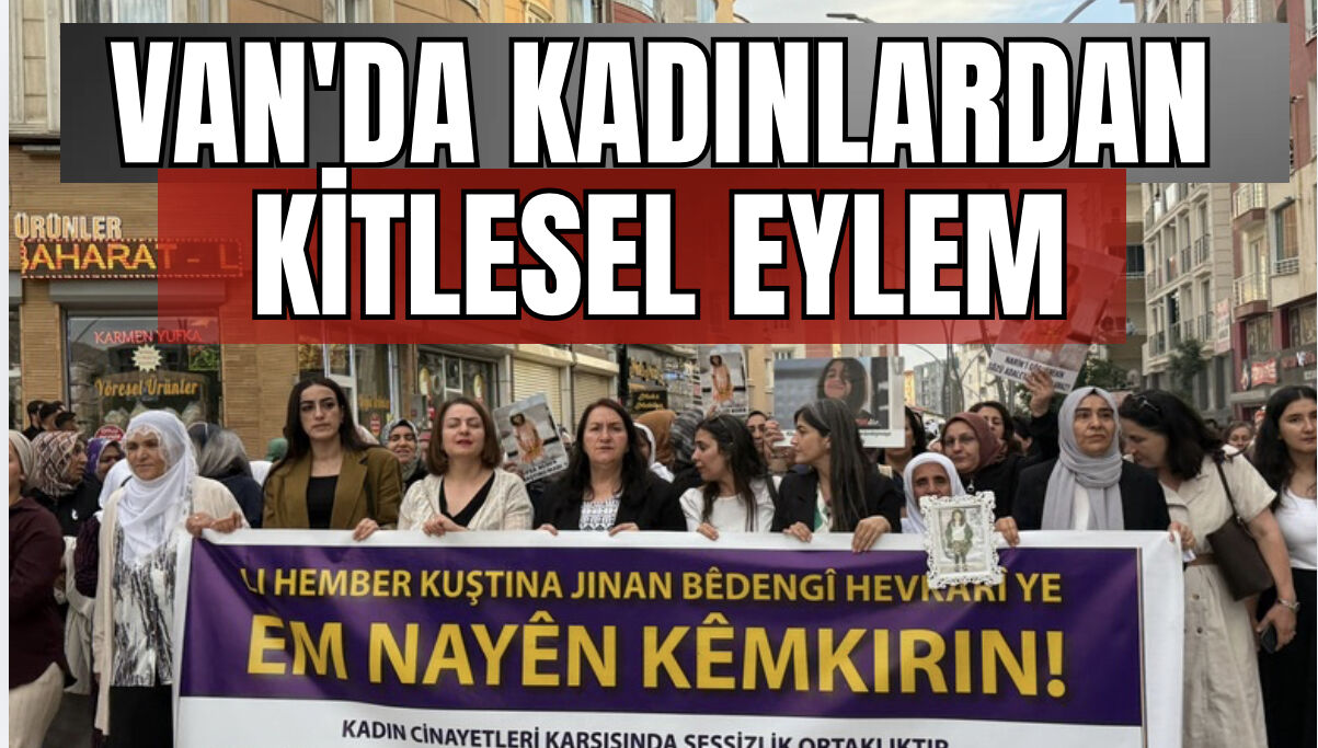 Van’da Kadınlar  Kadın Cinayetlerine Karşı  Eylem Yaptı