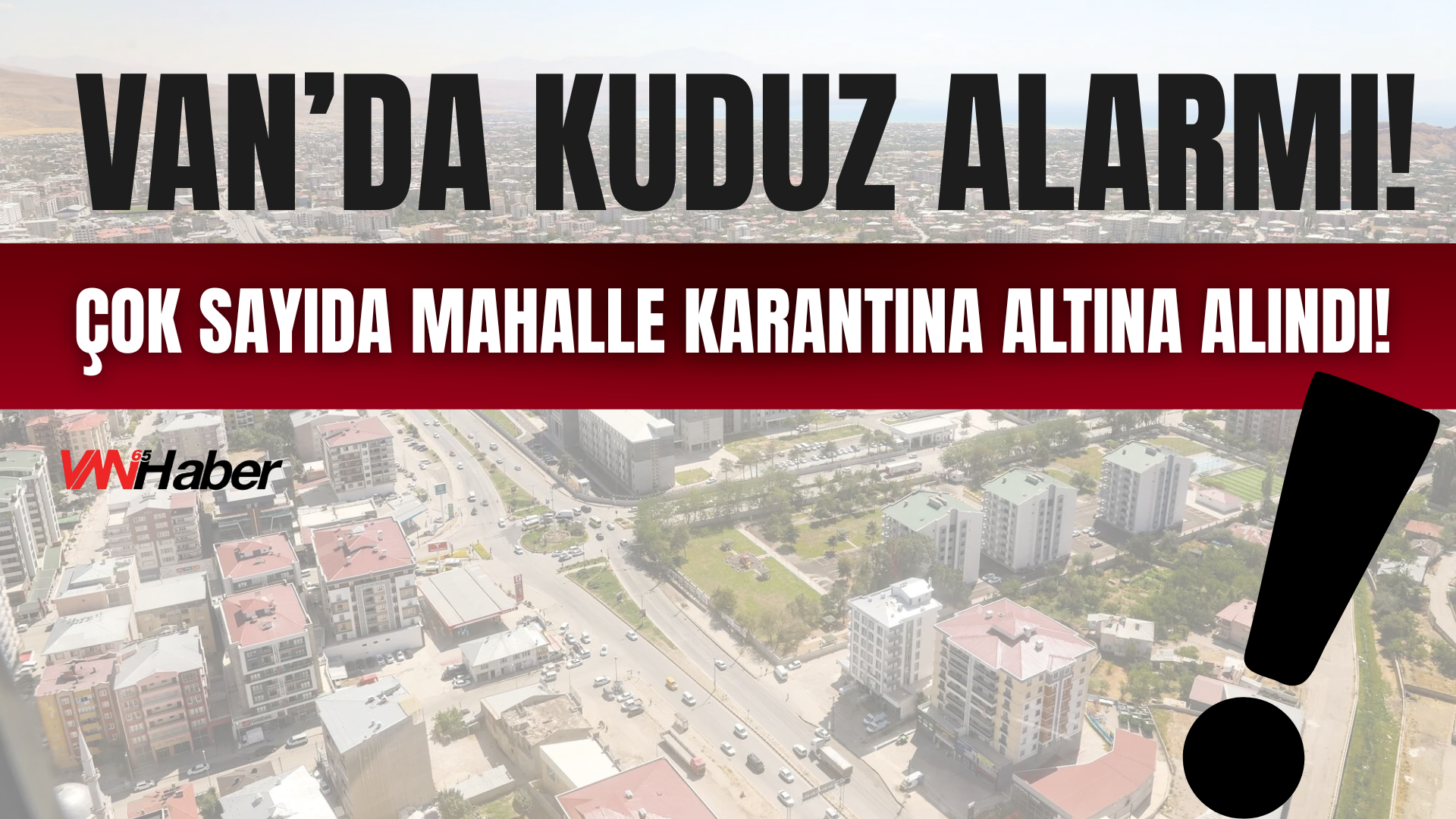Van’da Kuduz Alarmı! Çok Sayıda Mahalle Karantina Altına Alındı!